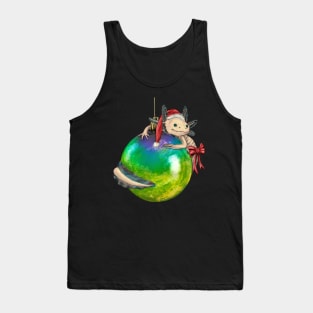 Festive Xmas Axolotl Tank Top